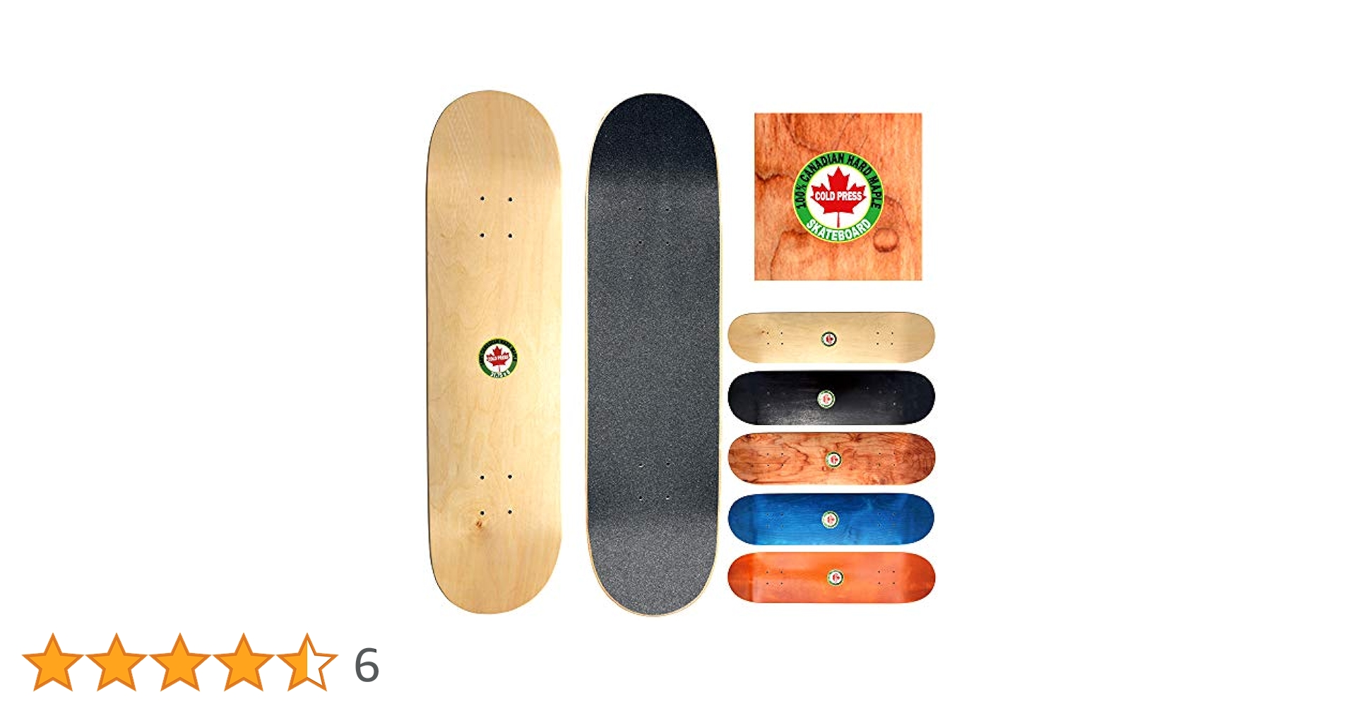 CANADIAN HARD MAPLE COLD PRESS スケートボード 高品質 cold press カナディアンメープル スケートボード 国内
